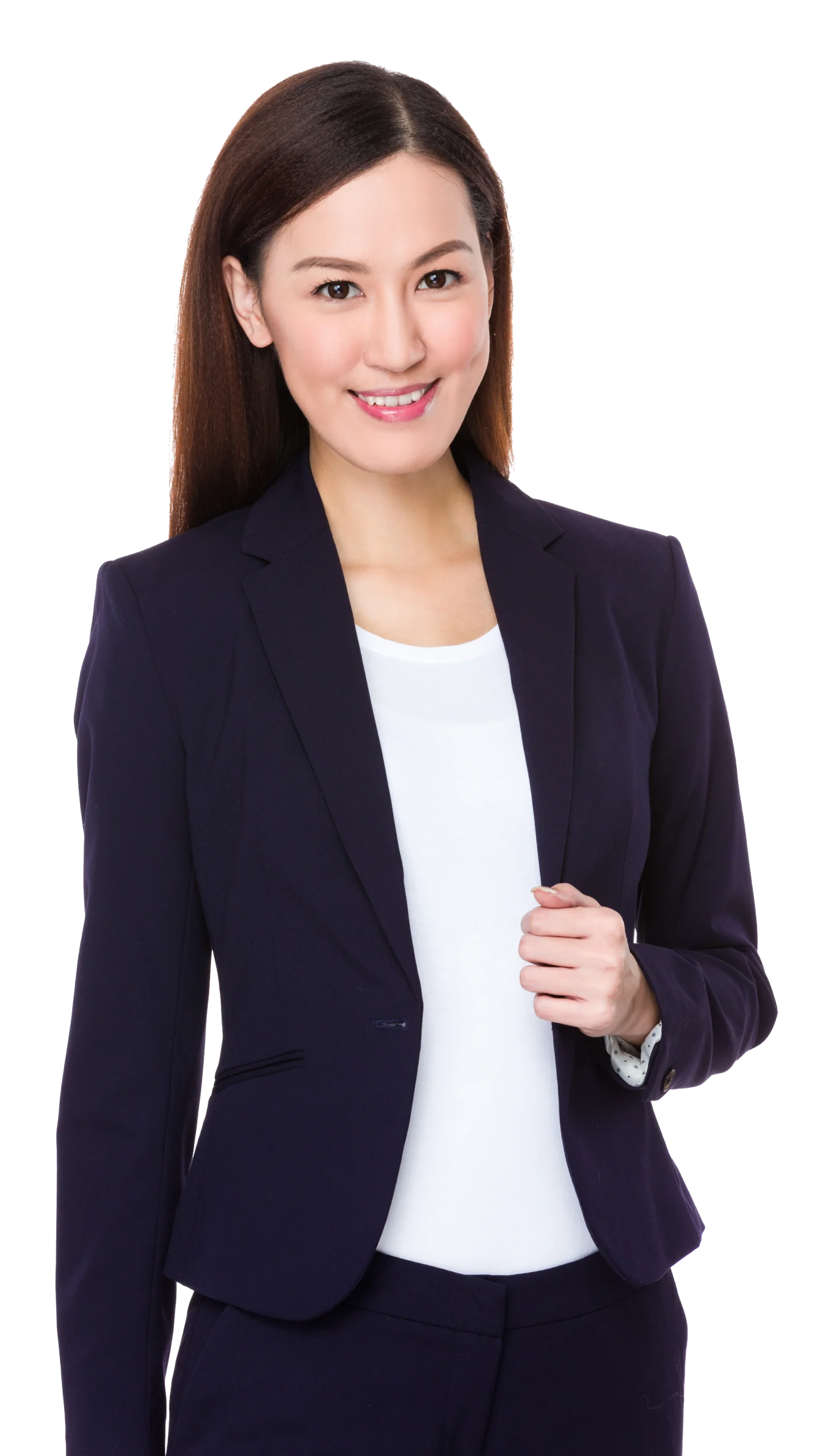 A smiling, confident Lucky Plaza money lender loan officer